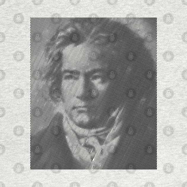 Beethoven Portrait Formed By Lines by Braznyc